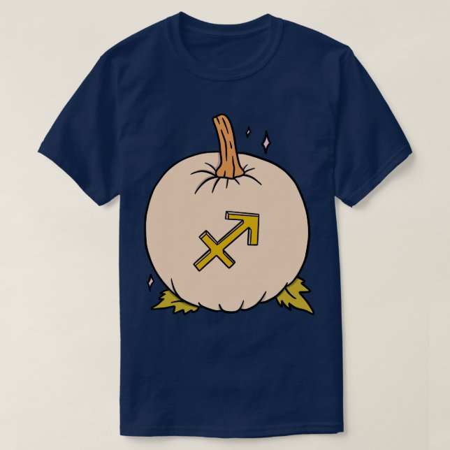 Sagittarius Pumpkin T-Shirt (Design Front)