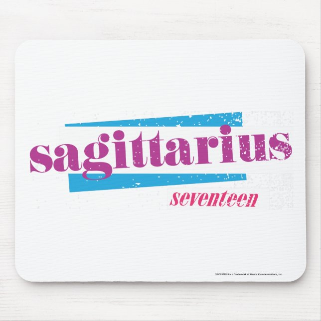 Sagittarius Purple Mouse Pad (Front)