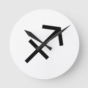 Sagittarius Round Clock