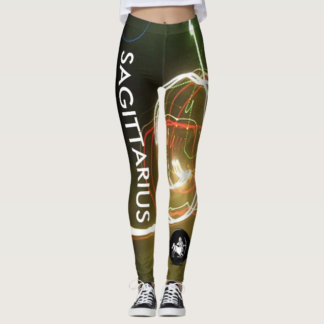 Sagittarius Running/Workout/Hangout Leggings (Front)