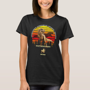Sagittarius Saurus Zodiac Archer (Nov 22  Dec 21)  T-Shirt
