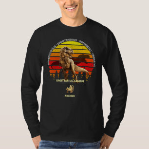 Sagittarius Saurus Zodiac Archer (Nov 22  Dec 21)  T-Shirt