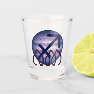 Sagittarius Shot Glass