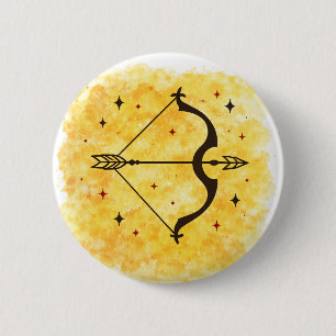 Sagittarius Sign 2 Inch Round Button