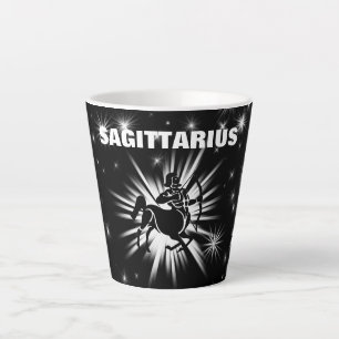 Sagittarius sign latte mug