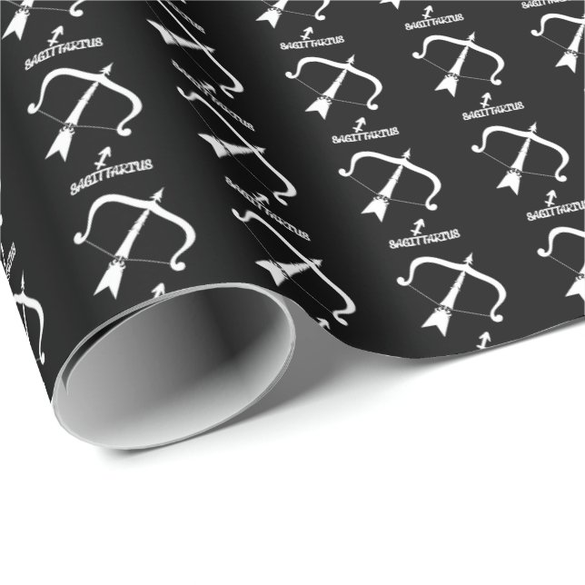 Sagittarius Silhouette Wrapping Paper (Roll Corner)