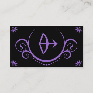 sagittarius sophistications business card