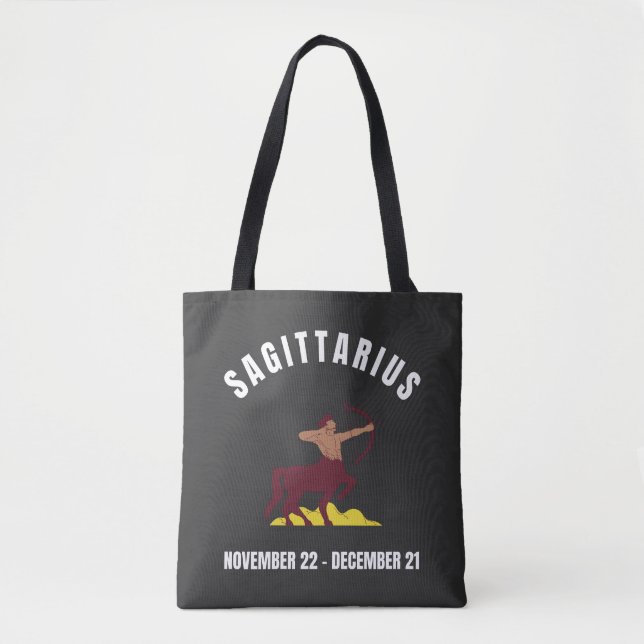 Sagittarius star sign tote bag (Front)