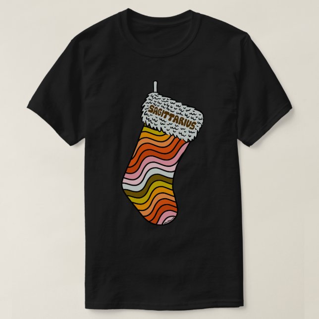 Sagittarius Stocking T-Shirt (Design Front)