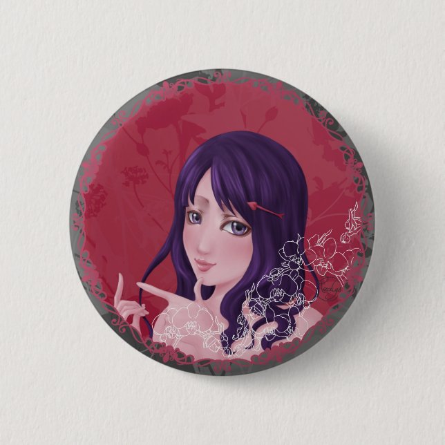 - Sagittarius swipes in 2 Inch Round Button (Front)