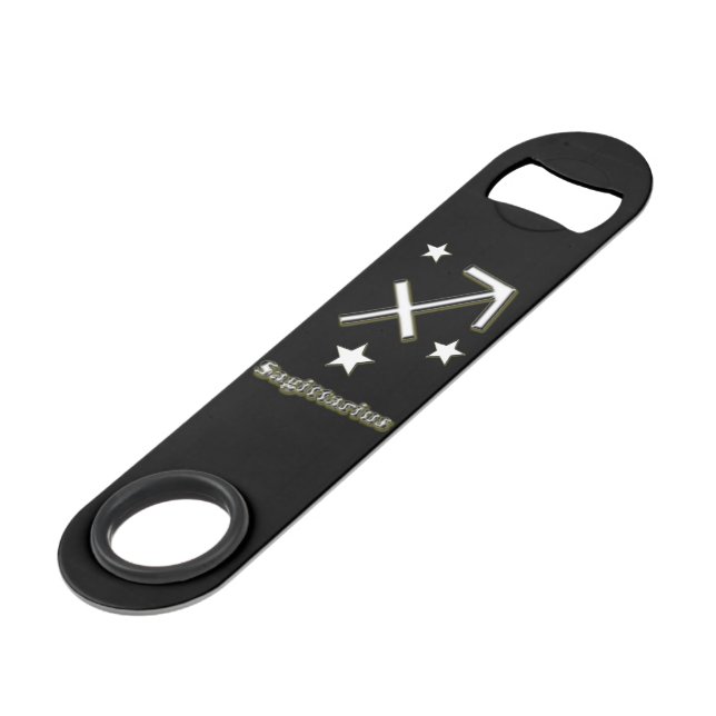 Sagittarius symbol bar key (Front Angled)