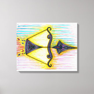 Sagittarius Symbol Canvas Print