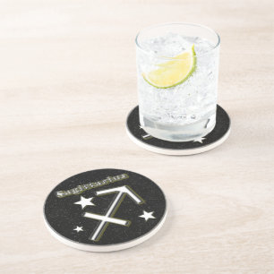 Sagittarius symbol coaster