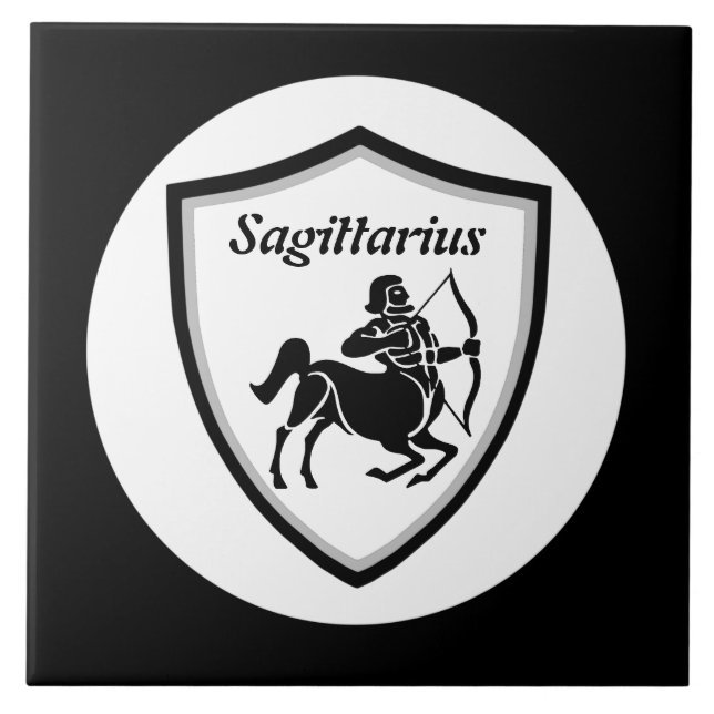 Sagittarius symbol        tile (Front)