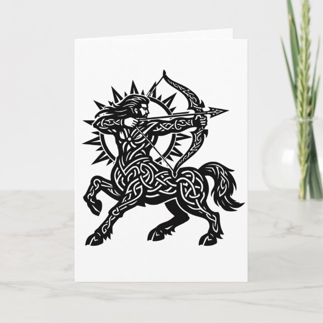 Sagittarius — The Archer by BurnsInHell Card (Front)