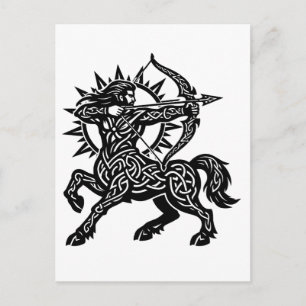 Sagittarius — The Archer by BurnsInHell Postcard