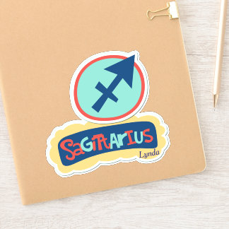 Sagittarius the Archer Zodiac Contour