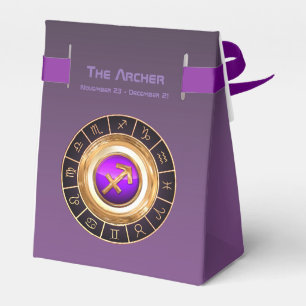 Sagittarius - The Archer Zodiac Sign Favor Box