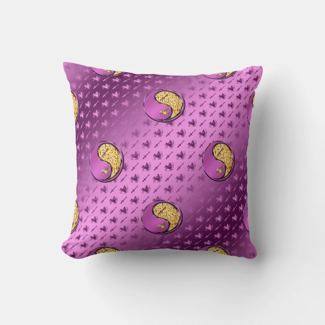 Sagittarius Throw Pillow (Front)
