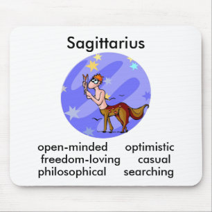 Sagittarius Traits Mouse Pad