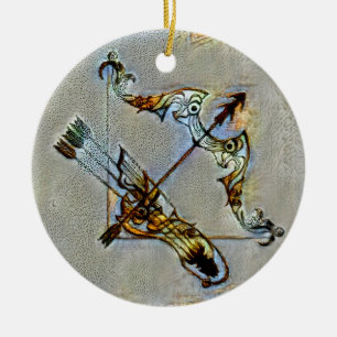 Sagittarius Venice Ceramic Ornament