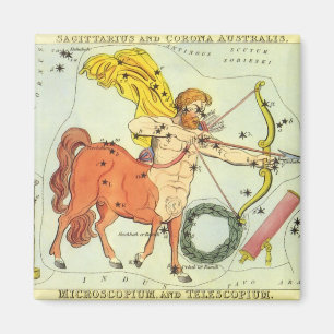 Sagittarius, Vintage Constellation Urania's Mirror Magnet