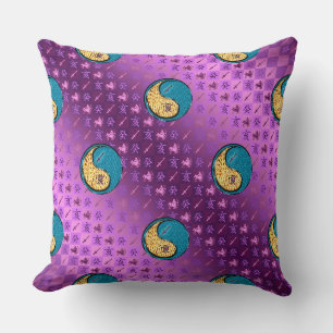 Sagittarius & Water Boar Throw Pillow