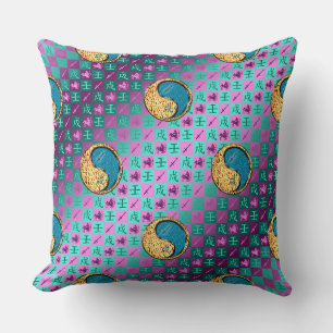 Sagittarius & Water Dog Throw Pillow