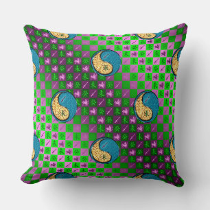Sagittarius & Water Goat Throw Pillow