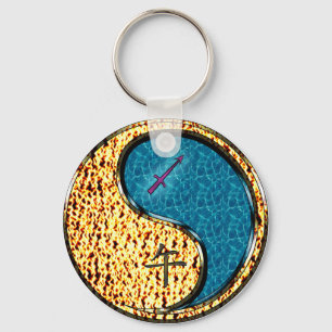 Sagittarius & Water Horse Keychain