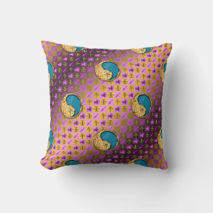 Sagittarius & Water Horse Throw Pillow