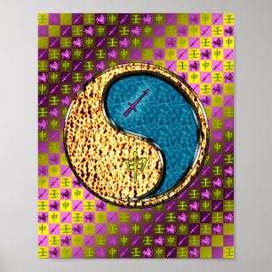 Sagittarius & Water Monkey Poster