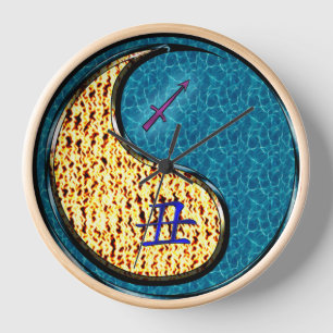 Sagittarius & Water Ox Clock