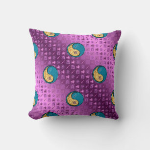 Sagittarius & Water Rooster Throw Pillow