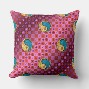 Sagittarius & Water Tiger Throw Pillow