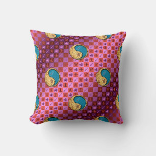 Sagittarius & Water Tiger Throw Pillow