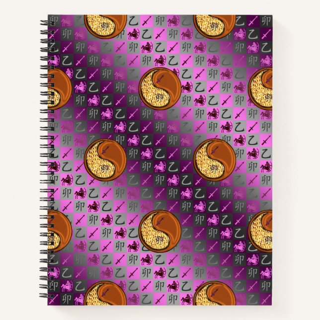 Sagittarius & Wood Rabbit Notebook (Front)