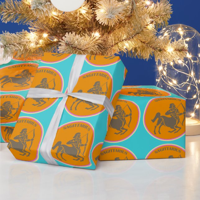 Sagittarius Wrapping Paper (Holidays)