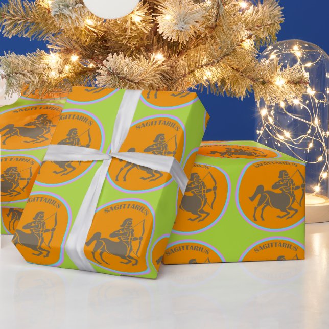 Sagittarius Wrapping Paper (Holidays)