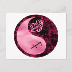 Sagittarius Yin Yang Postcard