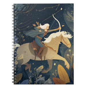 Sagittarius Zodiac Archer Notebook