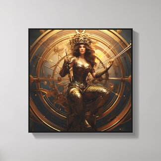 Sagittarius Zodiac Art Canvas  Print
