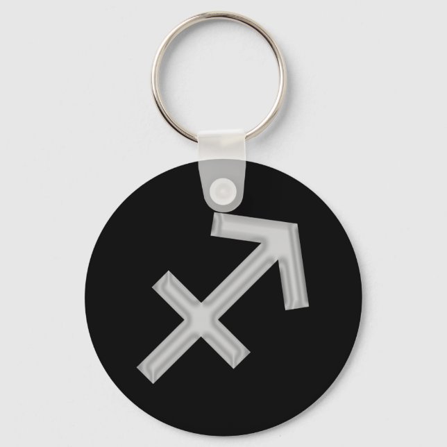 Sagittarius Zodiac Astrology Keychain (Front)