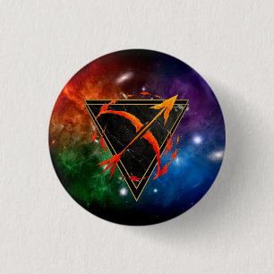 Sagittarius Zodiac Badge Astrology Gift 1 Inch Round Button