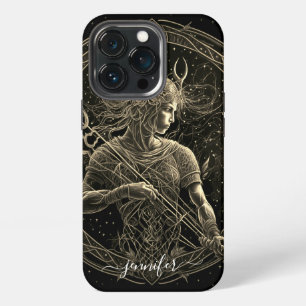 Sagittarius zodiac black gold Case-Mate iPhone  13 Pro Case