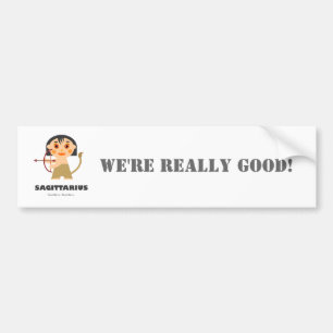 Sagittarius Zodiac for kids Bumper Sticker