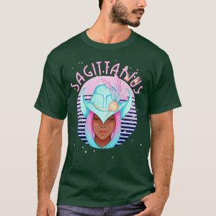 Sagittarius Zodiac Horoscope Sign Birthday Tarot A T-Shirt