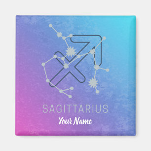 Sagittarius Zodiac Horoscope Star Constellation Magnet