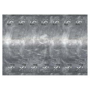 Sagittarius Zodiac In Grunge Distressed Steel look Tablecloth