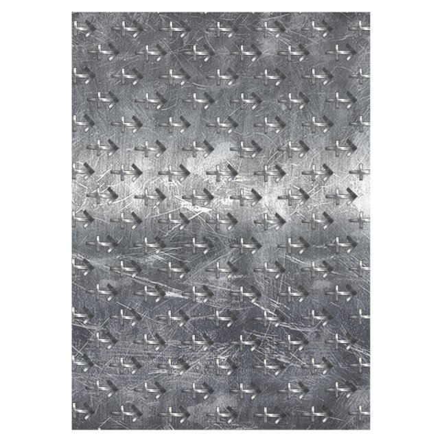 Sagittarius Zodiac In Grunge Distressed Steel look Tablecloth (Front)